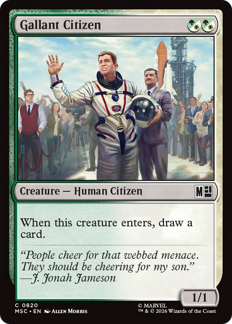 Gallant Citizen [Marvel Super Heroes Commander] | Shuffle n Cut Hobbies & Games