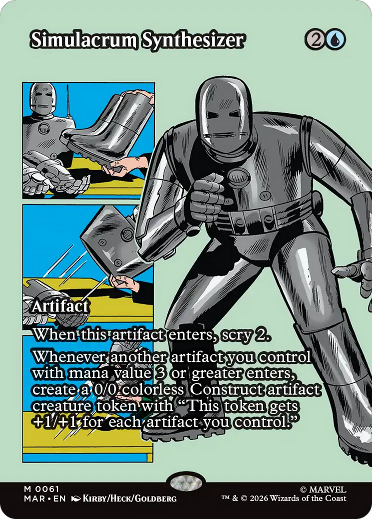 Simulacrum Synthesizer (Borderless) [Marvel Universe: Eternal-Legal] | Shuffle n Cut Hobbies & Games