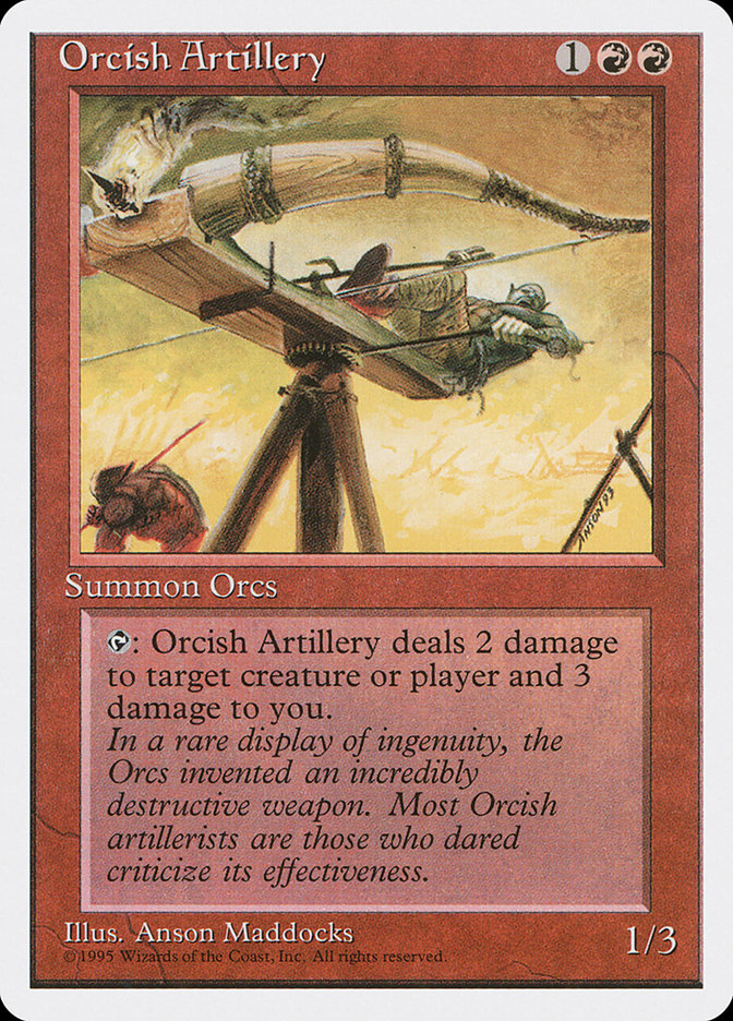 Orcish Artillery [Fourth Edition] | Shuffle n Cut Hobbies & Games