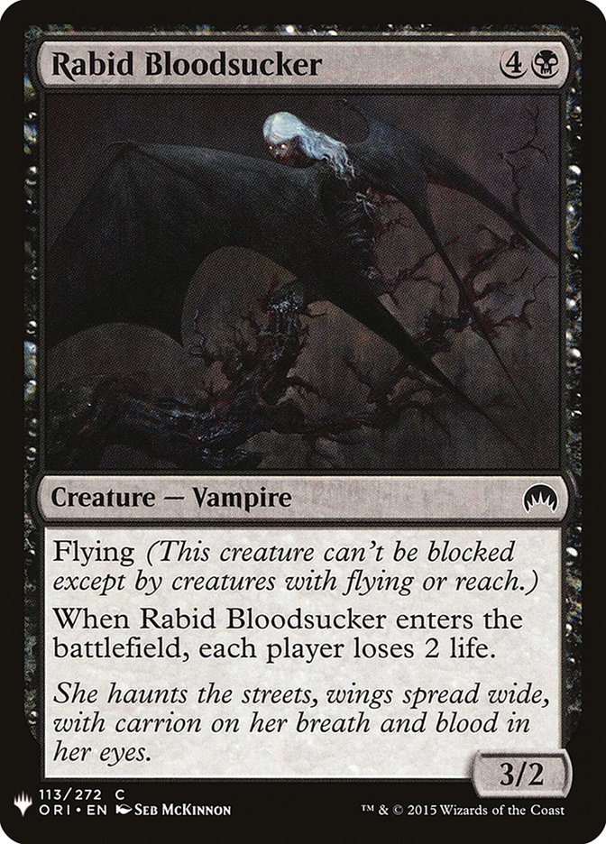 Rabid Bloodsucker [Mystery Booster] | Shuffle n Cut Hobbies & Games