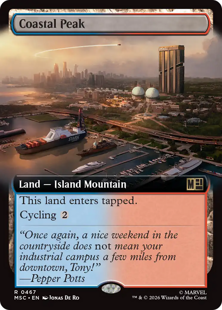Coastal Peak (Extended Art) [Marvel Super Heroes Commander] | Shuffle n Cut Hobbies & Games