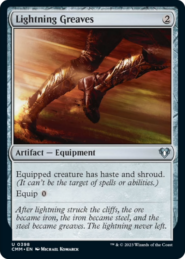 Lightning Greaves [Commander Masters] | Shuffle n Cut Hobbies & Games