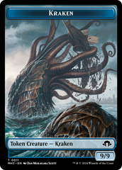 Eldrazi Spawn // Kraken Double-Sided Token [Modern Horizons 3 Tokens] | Shuffle n Cut Hobbies & Games
