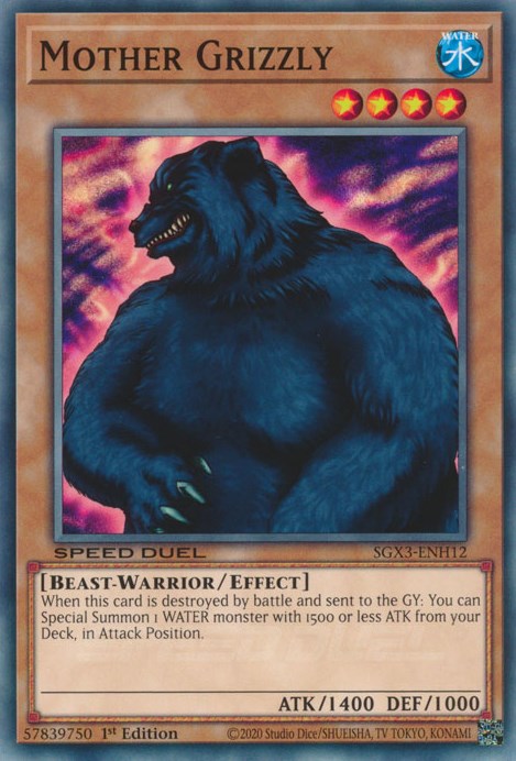 Mother Grizzly [SGX3-ENH12] Common | Shuffle n Cut Hobbies & Games