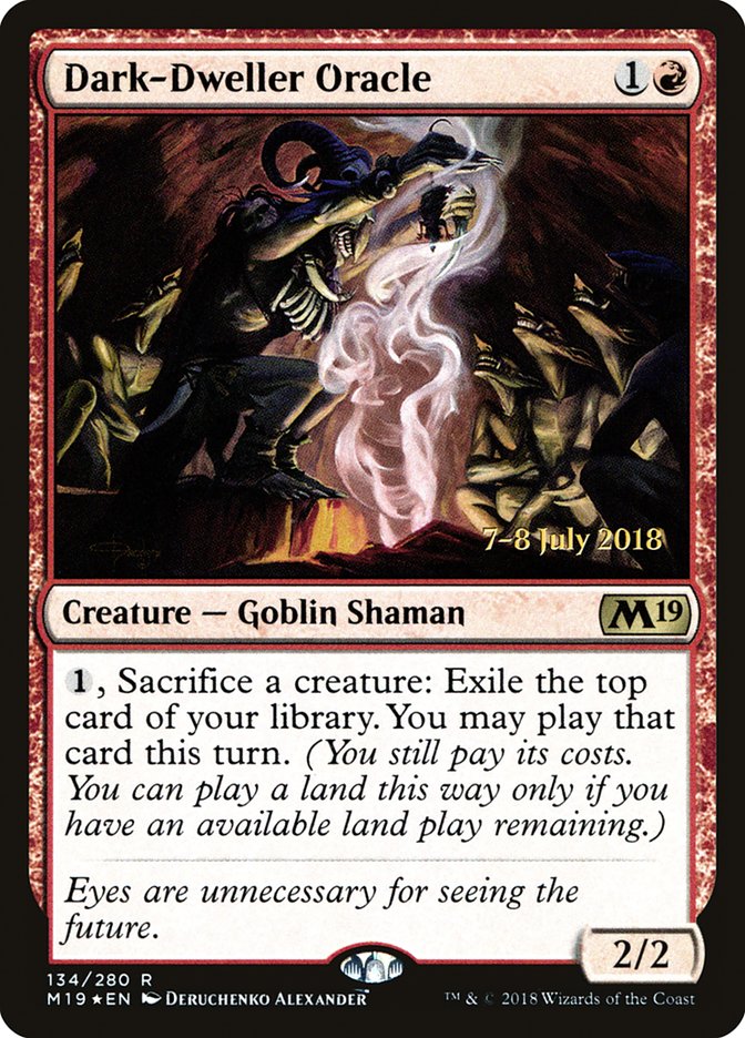 Dark-Dweller Oracle [Core Set 2019 Prerelease Promos] | Shuffle n Cut Hobbies & Games