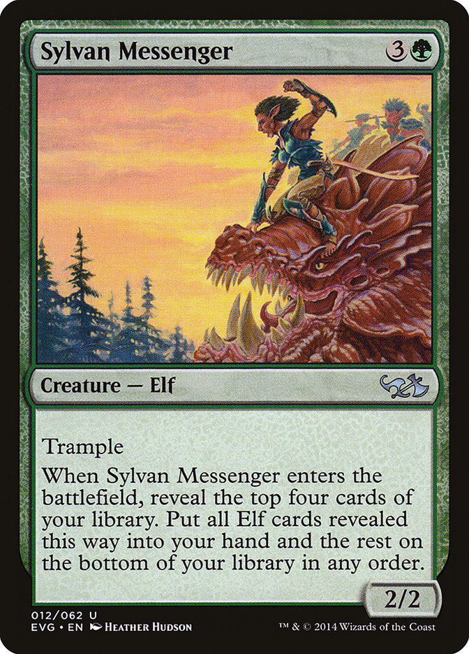 Sylvan Messenger (Elves vs. Goblins) [Duel Decks Anthology] | Shuffle n Cut Hobbies & Games