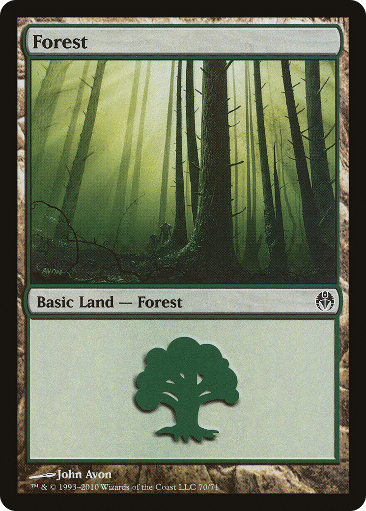 Forest (70) [Duel Decks: Phyrexia vs. the Coalition] | Shuffle n Cut Hobbies & Games