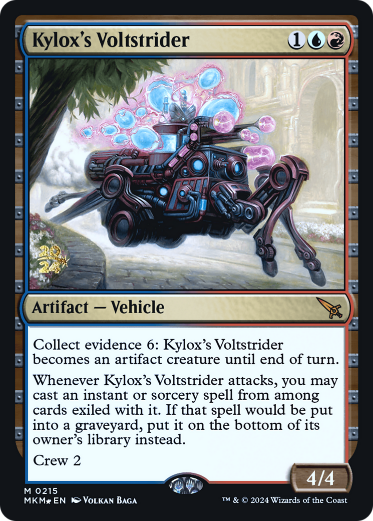 Kylox's Voltstrider [Murders at Karlov Manor Prerelease Promos] | Shuffle n Cut Hobbies & Games