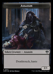 Spirit (0039) // Assassin Double-Sided Token [Commander Masters Tokens] | Shuffle n Cut Hobbies & Games