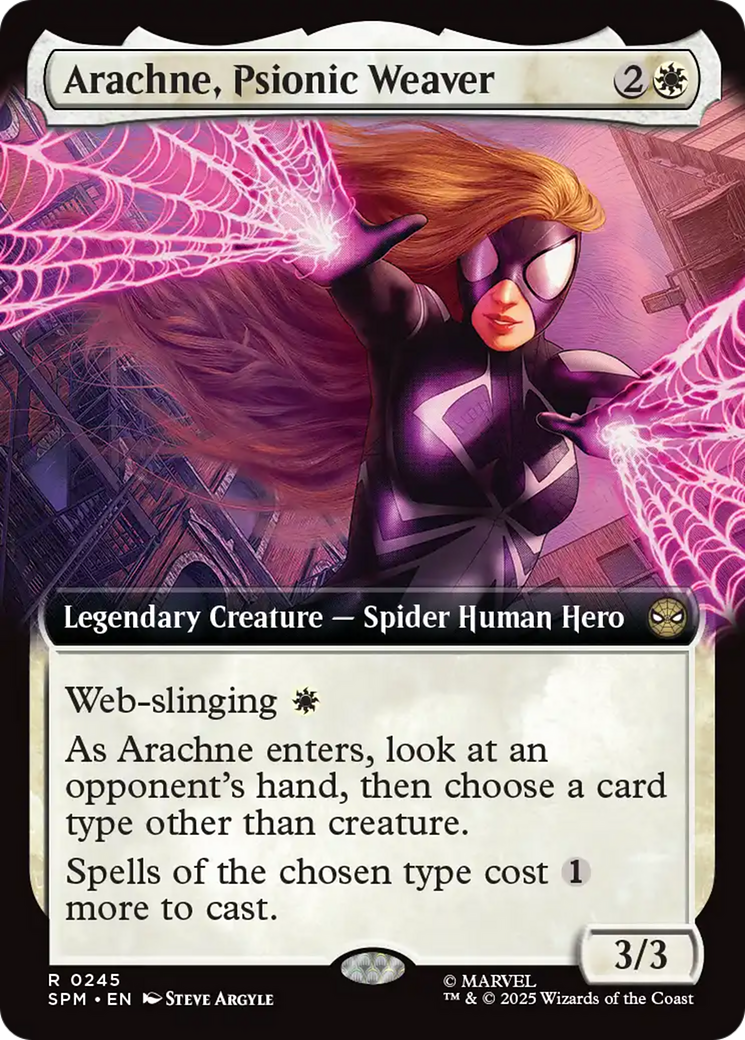 Arachne, Psionic Weaver (Extended Art) [Marvel's Spider-Man] | Shuffle n Cut Hobbies & Games