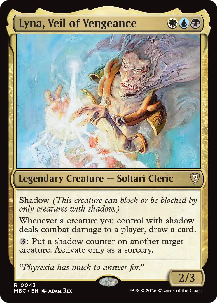 Lyna, Veil of Vengeance [Mystery Booster: Commander Edition] | Shuffle n Cut Hobbies & Games