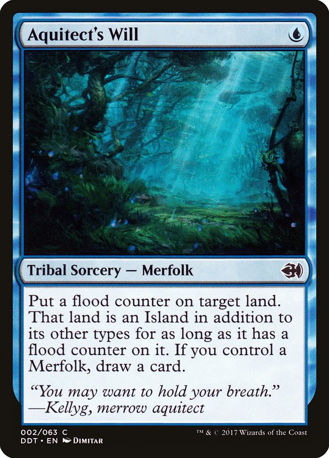 Aquitect's Will [Duel Decks: Merfolk vs. Goblins] | Shuffle n Cut Hobbies & Games