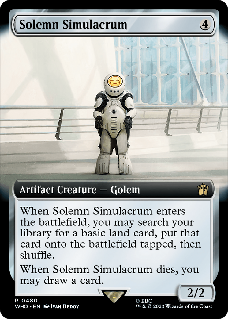 Solemn Simulacrum (Extended Art) [Doctor Who] | Shuffle n Cut Hobbies & Games