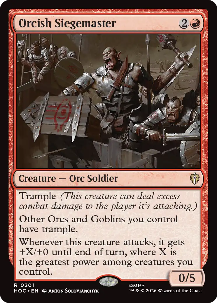 Orcish Siegemaster [The Hobbit: Eternal-Legal] | Shuffle n Cut Hobbies & Games