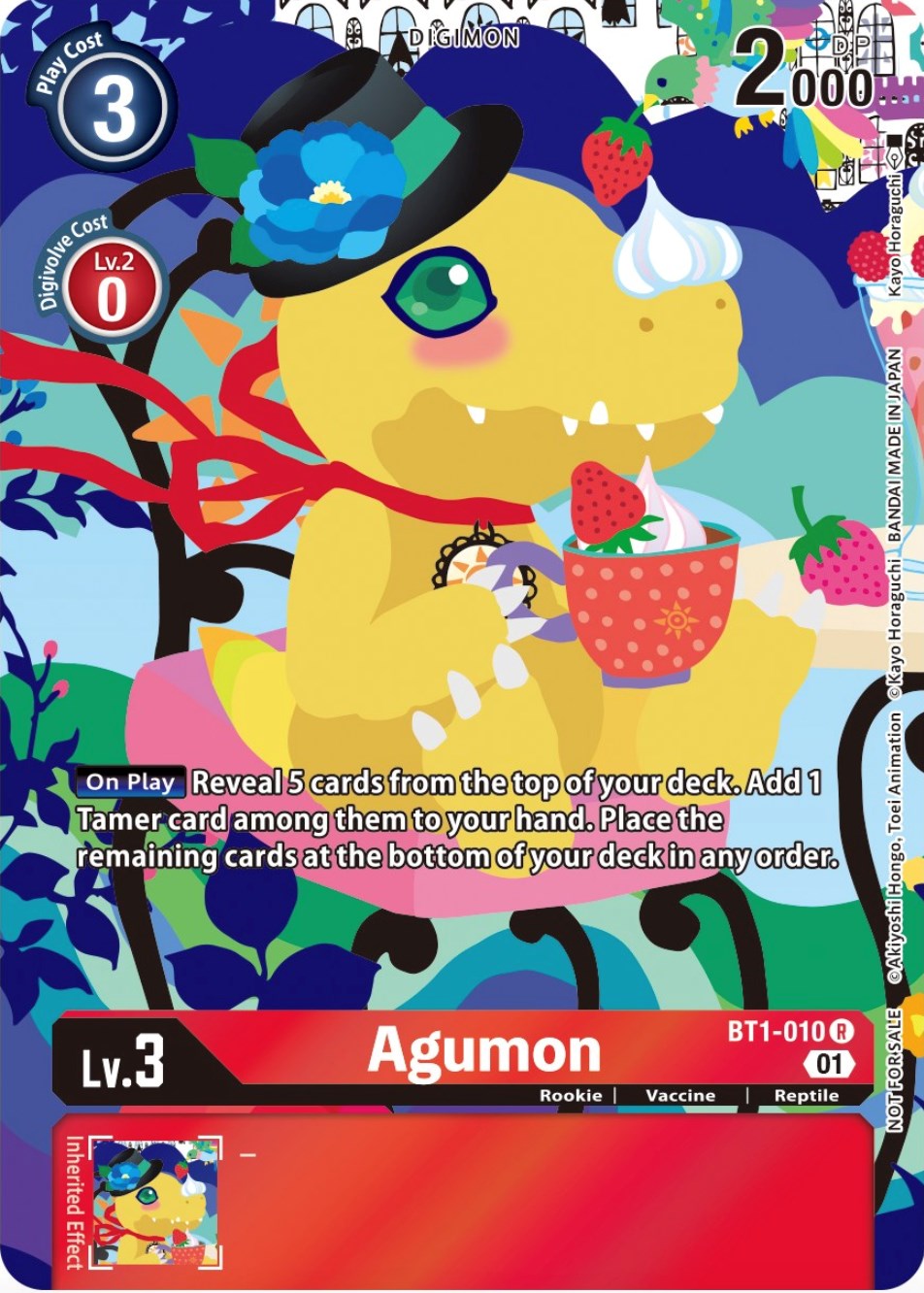 Agumon [BT1-010] (Tamer's Card Set 2 Floral Fun) [Release Special Booster Promos] | Shuffle n Cut Hobbies & Games