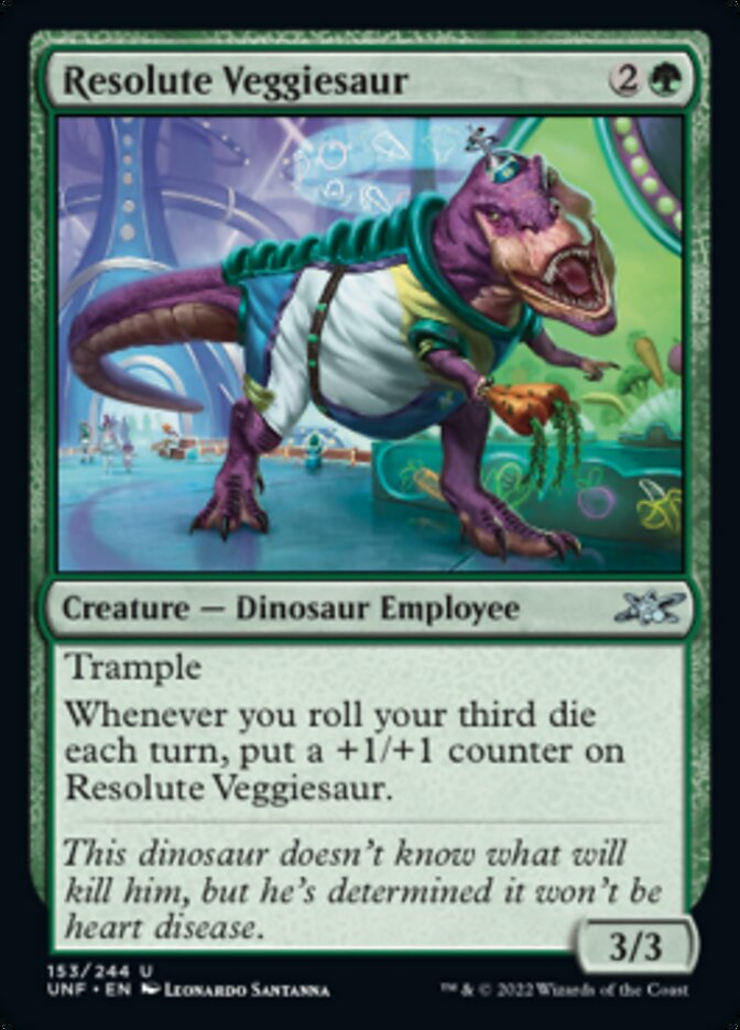 Resolute Veggiesaur [Unfinity] | Shuffle n Cut Hobbies & Games