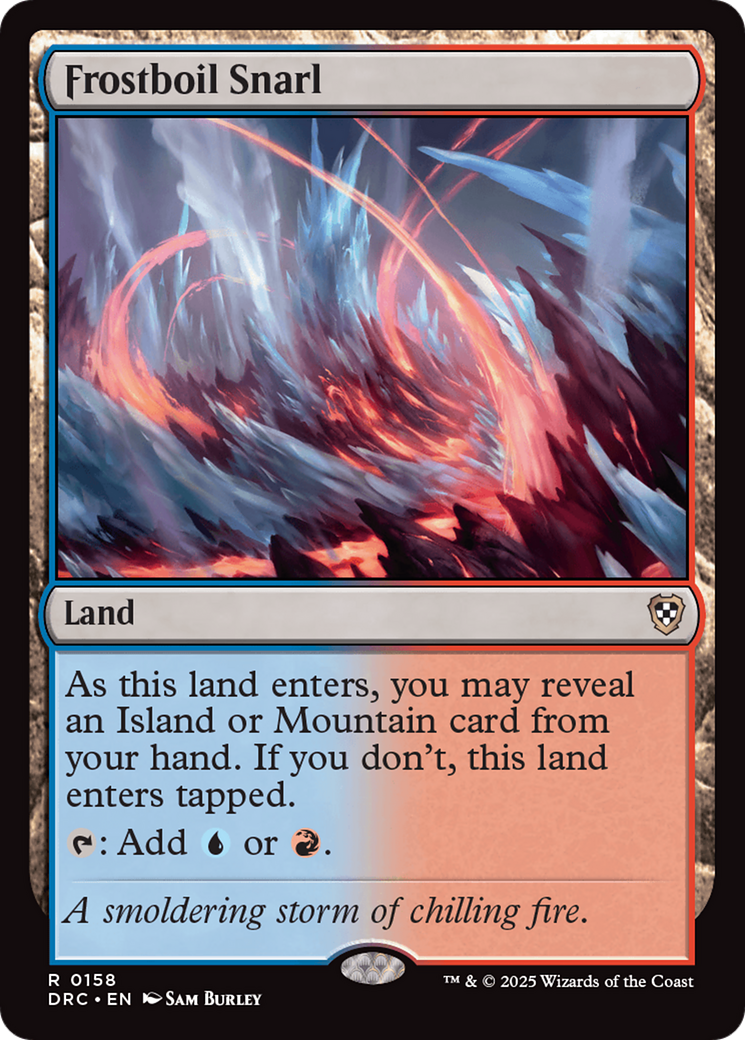 Frostboil Snarl [Aetherdrift Commander] | Shuffle n Cut Hobbies & Games