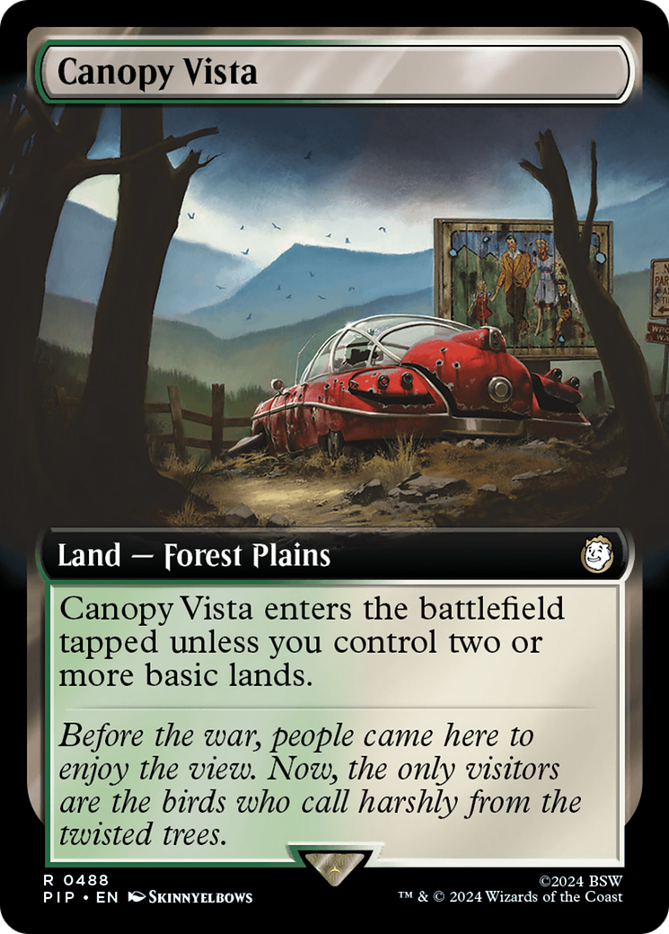 Canopy Vista (Extended Art) [Fallout] | Shuffle n Cut Hobbies & Games