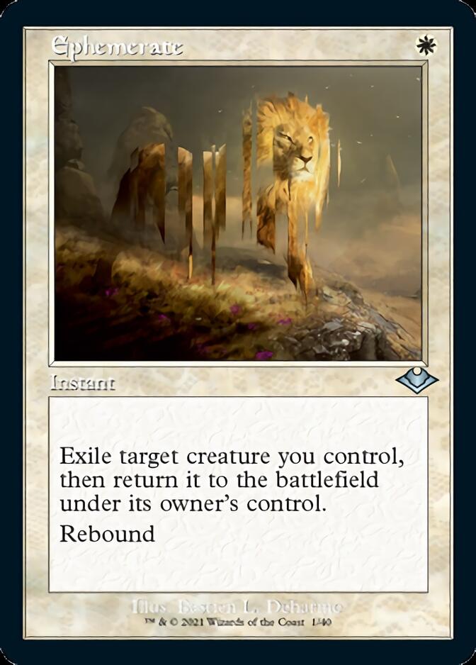 Ephemerate (Retro Foil Etched) [Modern Horizons] | Shuffle n Cut Hobbies & Games