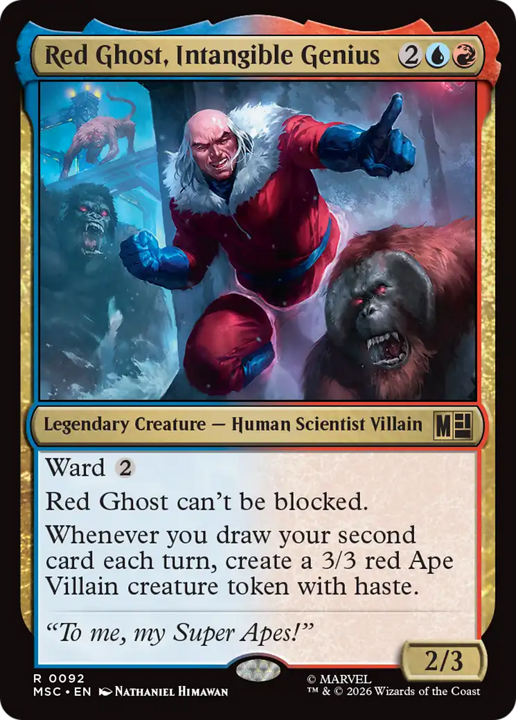 Red Ghost, Intangible Genius [Marvel Super Heroes Commander] | Shuffle n Cut Hobbies & Games