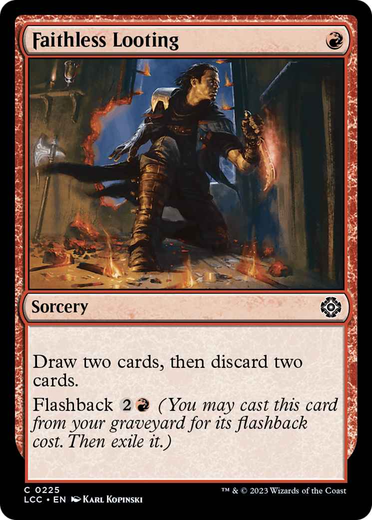 Faithless Looting [The Lost Caverns of Ixalan Commander] | Shuffle n Cut Hobbies & Games