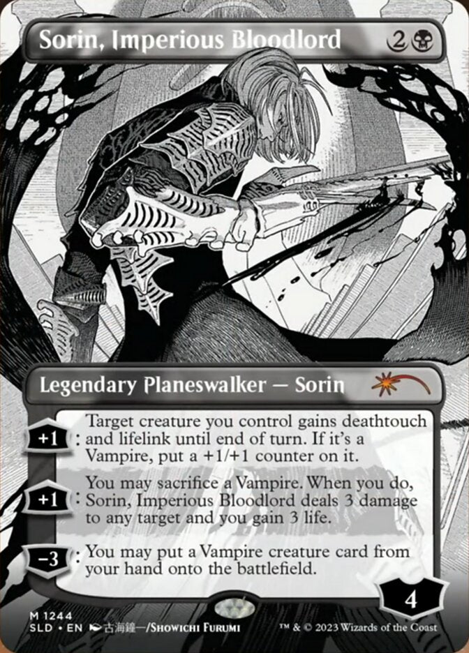 Sorin, Imperious Bloodlord (Borderless) [Secret Lair Drop Series] | Shuffle n Cut Hobbies & Games