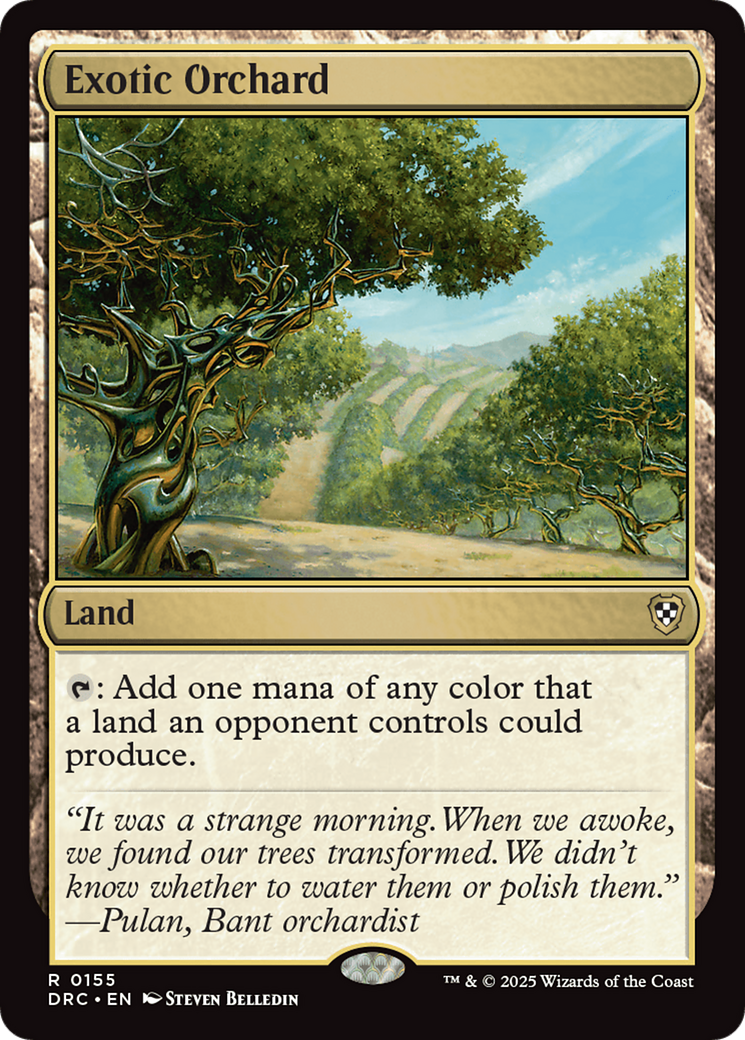 Exotic Orchard [Aetherdrift Commander] | Shuffle n Cut Hobbies & Games