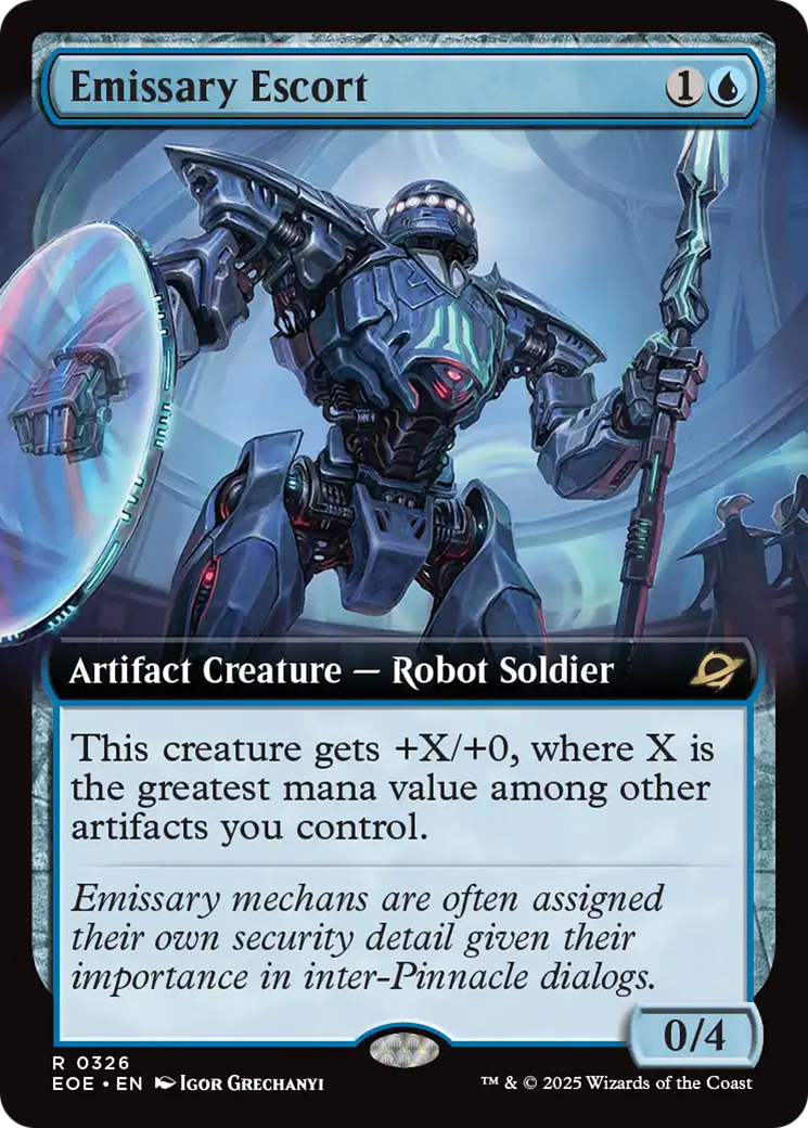 Emissary Escort (Extended Art) [Edge of Eternities] | Shuffle n Cut Hobbies & Games