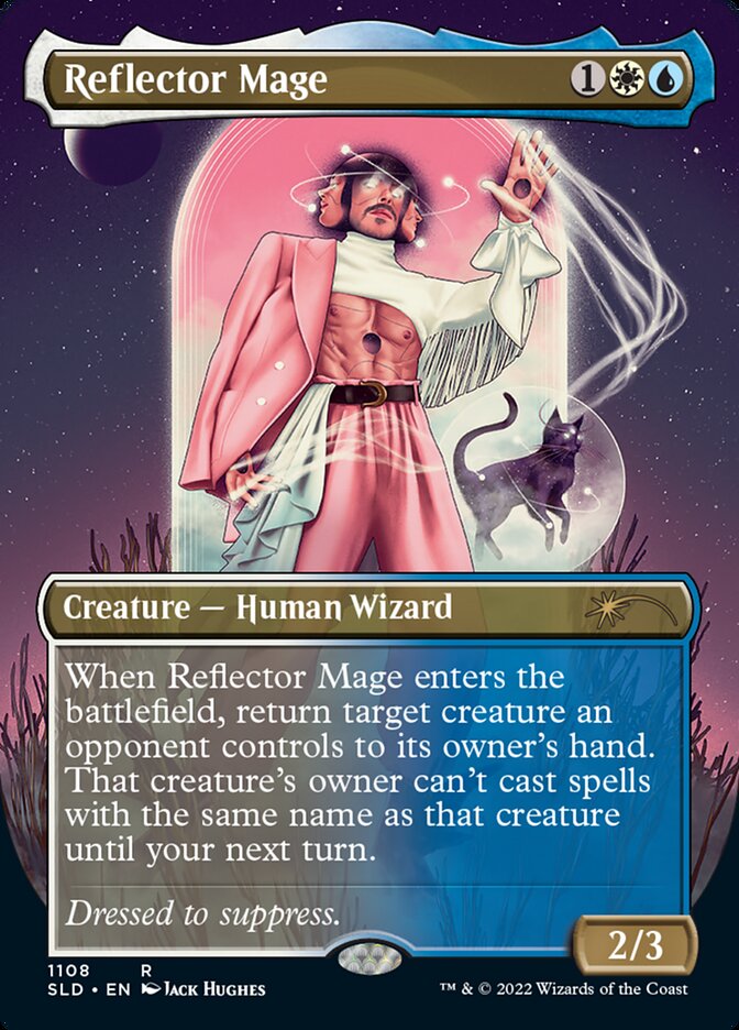 Reflector Mage (Borderless) [Secret Lair Drop Series] | Shuffle n Cut Hobbies & Games