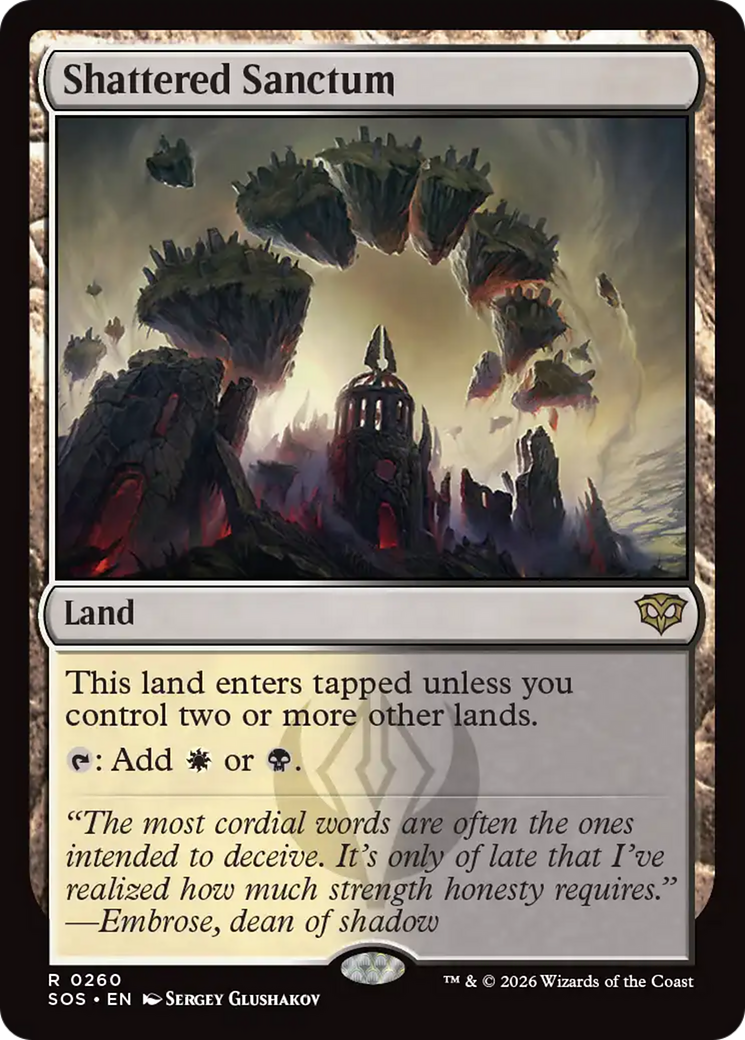 Shattered Sanctum [Secrets of Strixhaven] | Shuffle n Cut Hobbies & Games