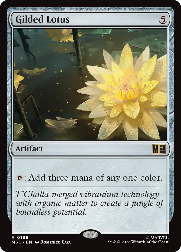 Gilded Lotus (Surge Foil) [Marvel Super Heroes Commander] | Shuffle n Cut Hobbies & Games