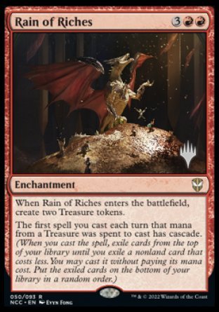 Rain of Riches (Promo Pack) [Streets of New Capenna Commander Promos] | Shuffle n Cut Hobbies & Games