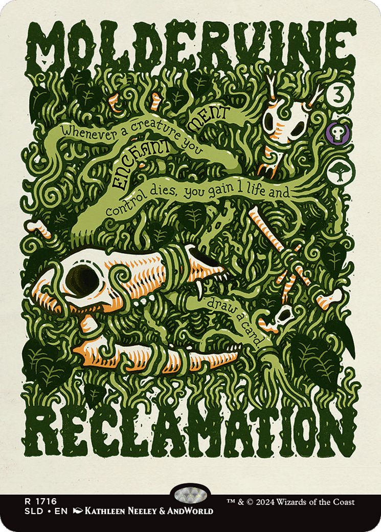 Moldervine Reclamation (Rainbow Foil) [Secret Lair Drop Series] | Shuffle n Cut Hobbies & Games