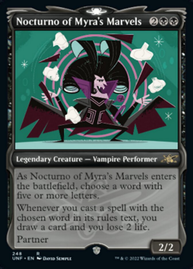 Nocturno of Myra's Marvels (Showcase) [Unfinity] | Shuffle n Cut Hobbies & Games