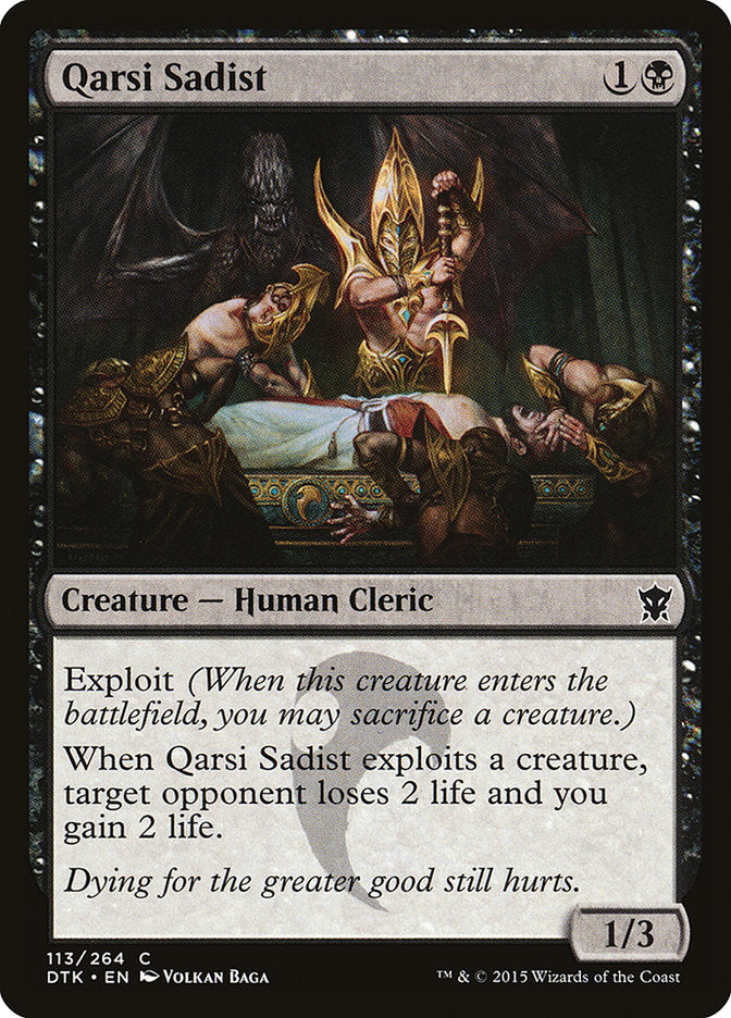 Qarsi Sadist [Dragons of Tarkir] | Shuffle n Cut Hobbies & Games