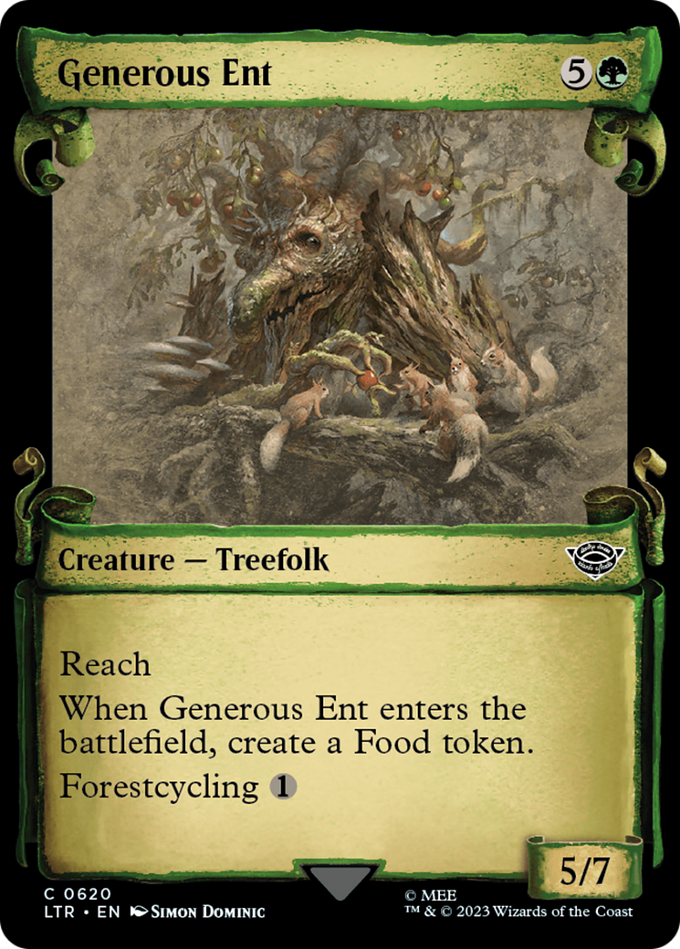 Generous Ent [The Lord of the Rings: Tales of Middle-Earth Showcase Scrolls] | Shuffle n Cut Hobbies & Games