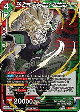 SS Broly, Evolution's Harbinger (Gold Stamped) (P-336) [Tournament Promotion Cards] | Shuffle n Cut Hobbies & Games