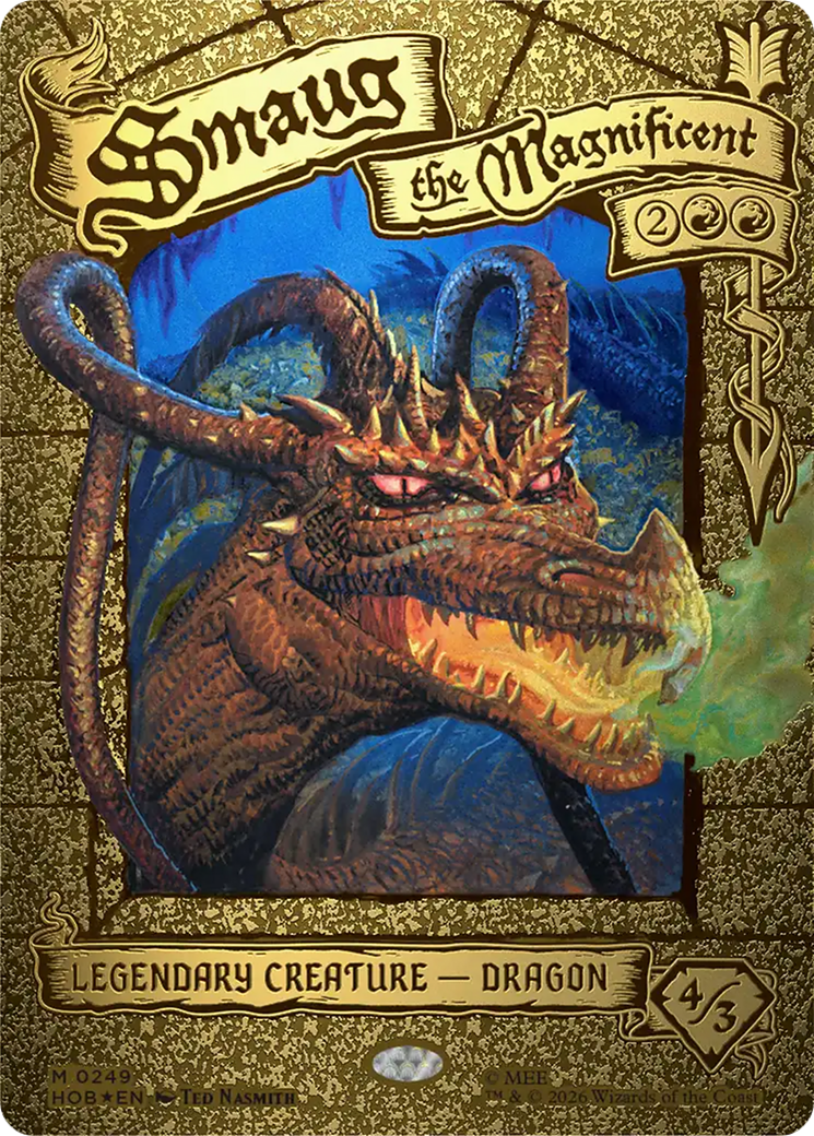 Smaug the Magnificent (Borderless) [The Hobbit] | Shuffle n Cut Hobbies & Games