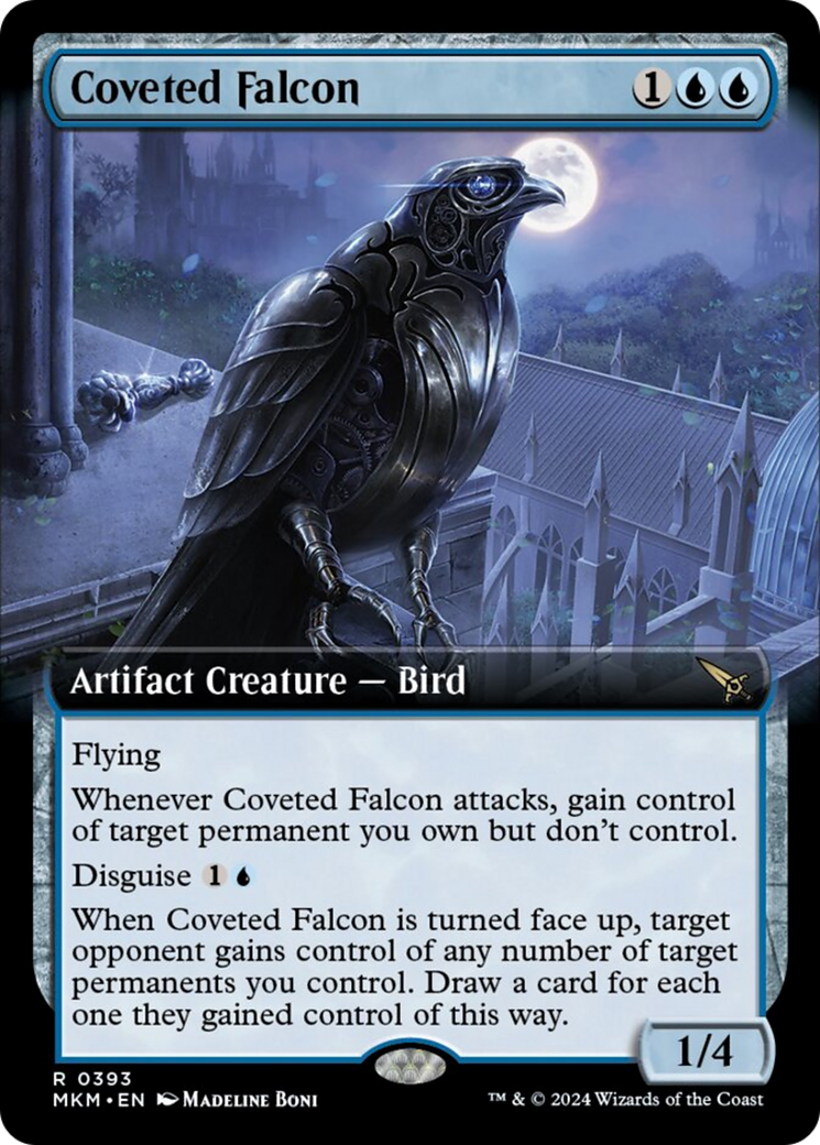Coveted Falcon (Extended Art) [Murders at Karlov Manor] | Shuffle n Cut Hobbies & Games