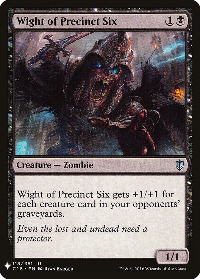 Wight of Precinct Six [Mystery Booster] | Shuffle n Cut Hobbies & Games