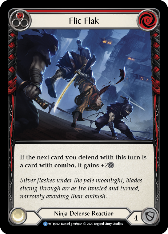 Flic Flak (Red) [U-WTR092] (Welcome to Rathe Unlimited)  Unlimited Rainbow Foil | Shuffle n Cut Hobbies & Games