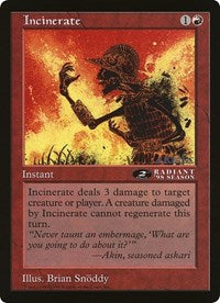 Incinerate (Oversized) [Oversize Cards] | Shuffle n Cut Hobbies & Games