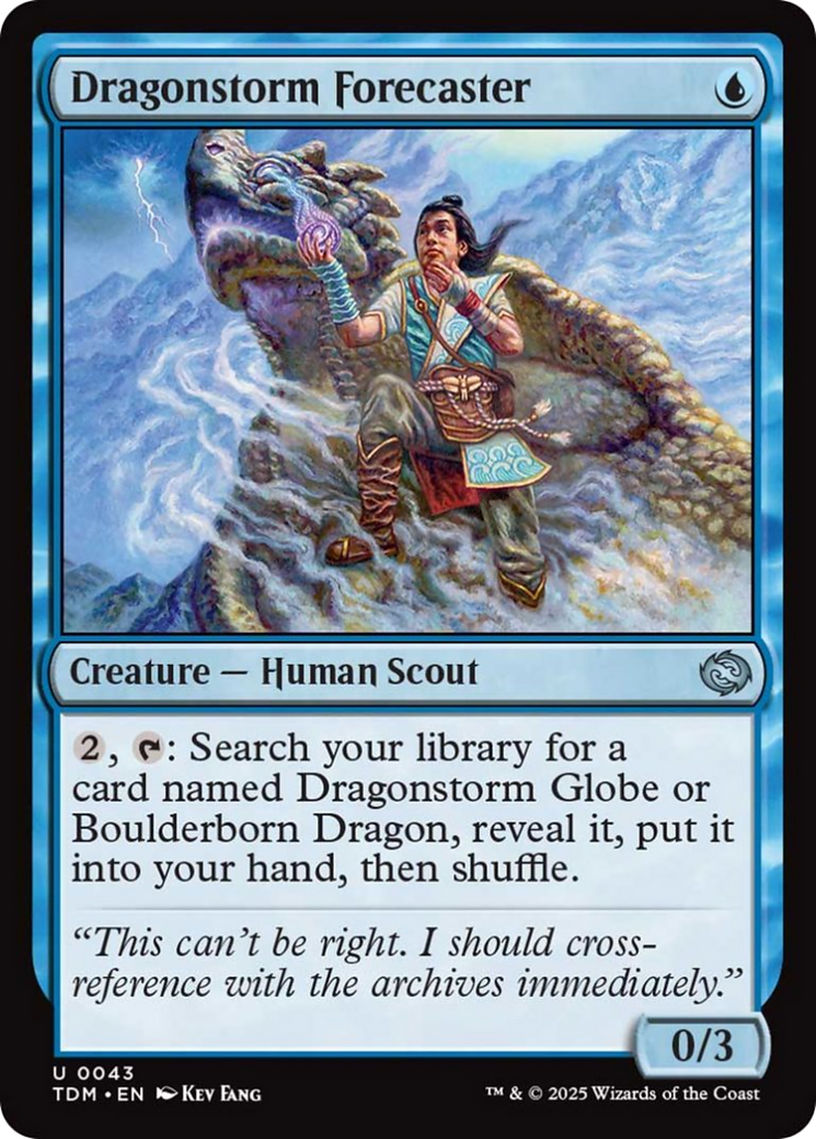 Dragonstorm Forecaster [Tarkir: Dragonstorm] | Shuffle n Cut Hobbies & Games