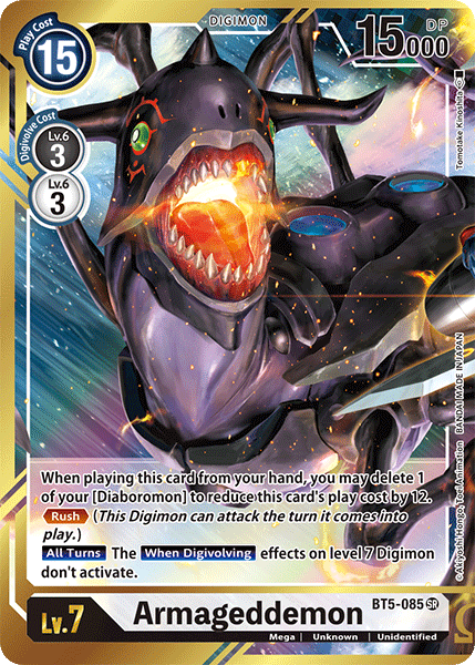 Armageddemon [BT5-085] (Alternate Art) [Battle of Omni] | Shuffle n Cut Hobbies & Games