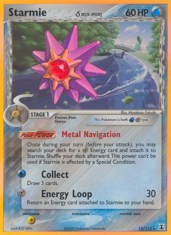 Starmie (15/113) (Delta Species) [EX: Delta Species] | Shuffle n Cut Hobbies & Games
