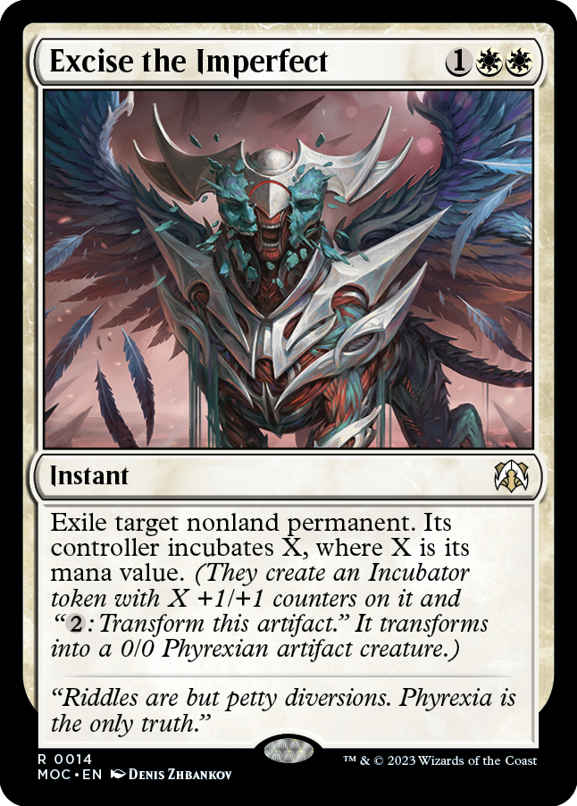 Excise the Imperfect [March of the Machine Commander] | Shuffle n Cut Hobbies & Games