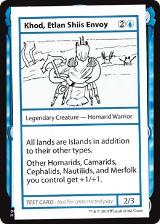 Khod, Etlan Shiis Envoy (2021 Edition) [Mystery Booster Playtest Cards] | Shuffle n Cut Hobbies & Games