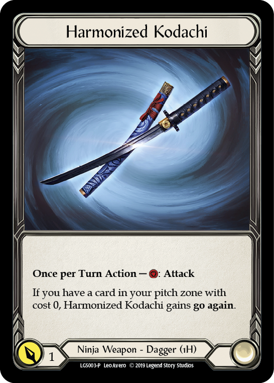 Harmonized Kodachi [LGS003-P] (Promo)  1st Edition Cold Foil | Shuffle n Cut Hobbies & Games