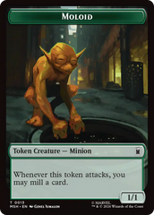 Wall // Moloid Double-Sided Token [Marvel Super Heroes Tokens] | Shuffle n Cut Hobbies & Games