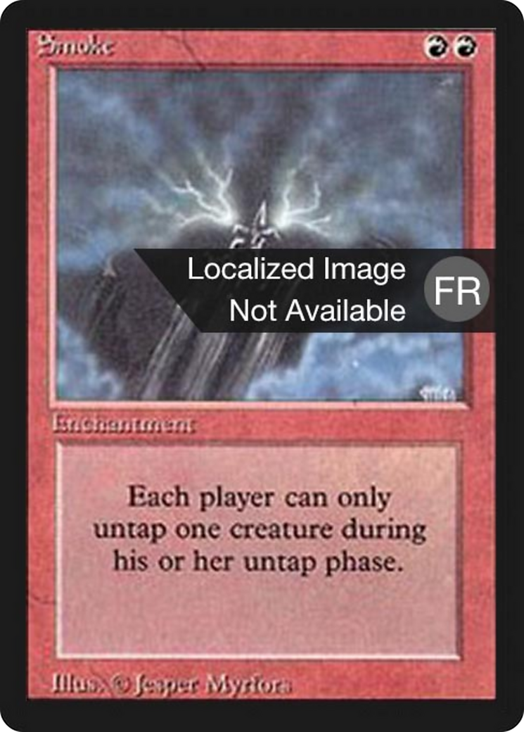 Smoke [Foreign Black Border] | Shuffle n Cut Hobbies & Games